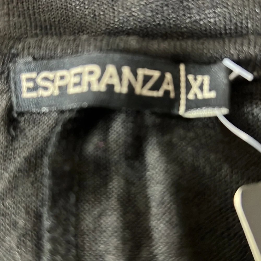 Esperanza New York Black Draped Fringe Top - Picture 7 of 10